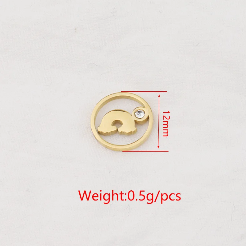 New Wholesale Stainless Steel Accessories Diy Ring Hollowed-out Cloud Belt Drill