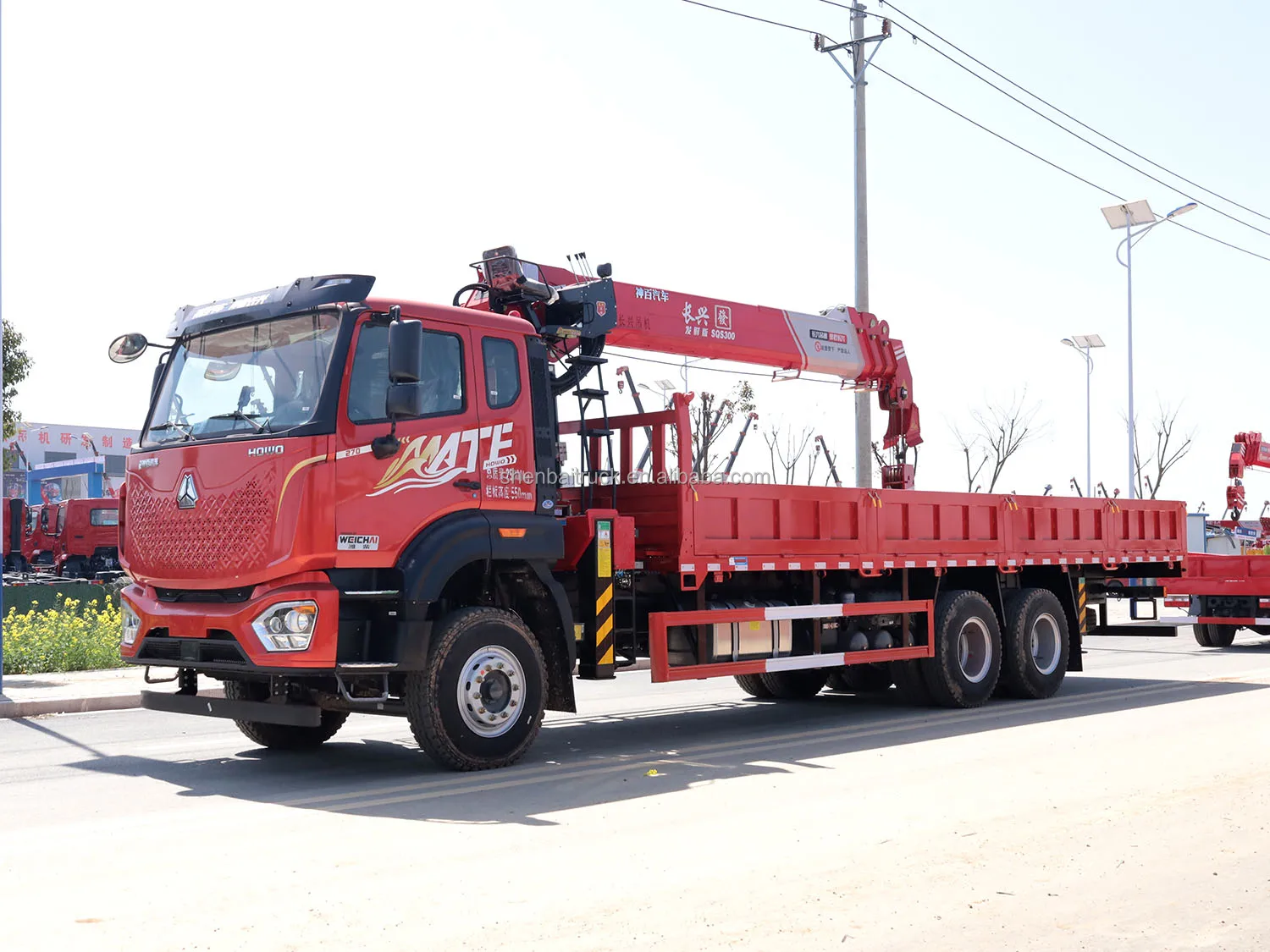 Лидер продаж 10тонный 14-тонный гидравлический кран с Прямой стрелой Shenbai Changxing 6x4 грузовой