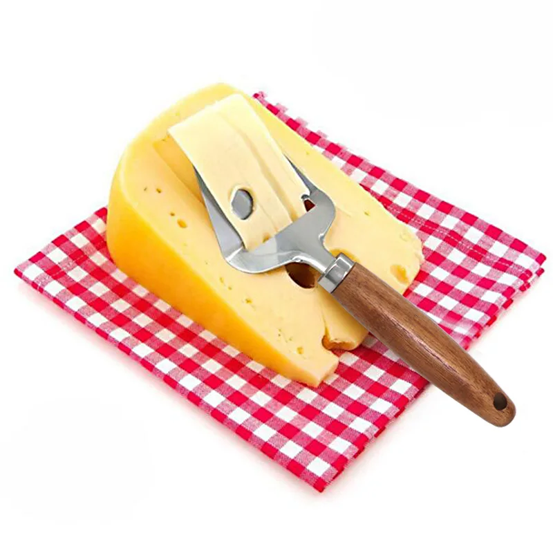 KingForce Stainless Steel cheese slicer cutter cheese plane butter spreader for Bread Butter Cheese Fruits Vegetables