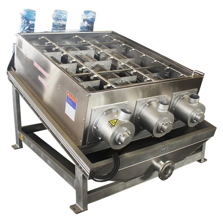 Multi-plate Screw Press Sludge Dehydrator Solid Liquid Separator Sludge Dewatering Press Machine