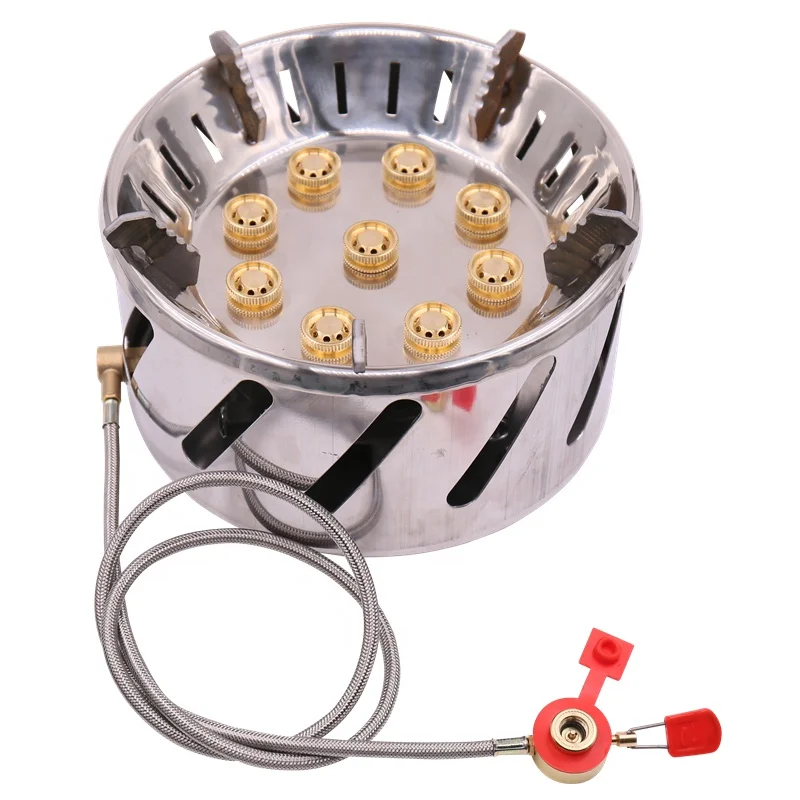 
ZYZY factory direct sales/high-power nine-eye outdoor 9-head nine-core camping stove Volcano furnace 