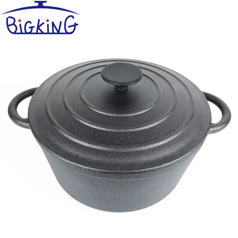 Round French Dutch Oven Enameled Cast Iron Big Casseroles Steamer Pot 2021 hot sales