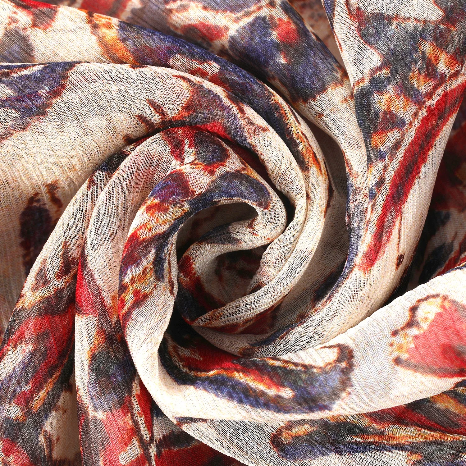 
Hot product 100% Silk Fabric cut piece woven fabric Crepe Ggt custom printed Crinkle fabric for cloth and scarf 