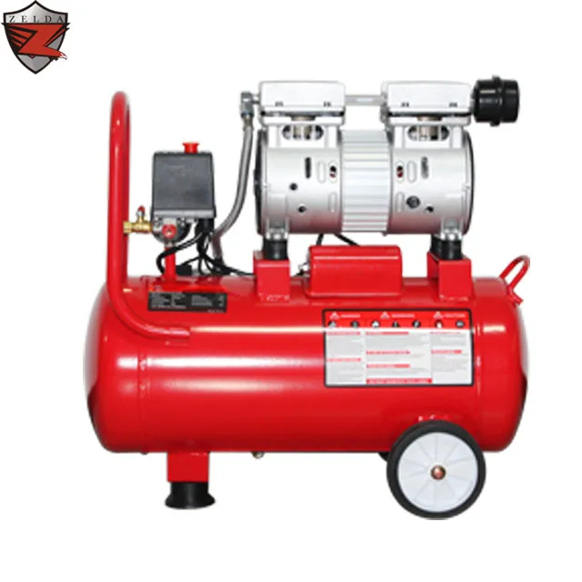 portable 24L oil free silent 600W air compressor 220v air compressor
