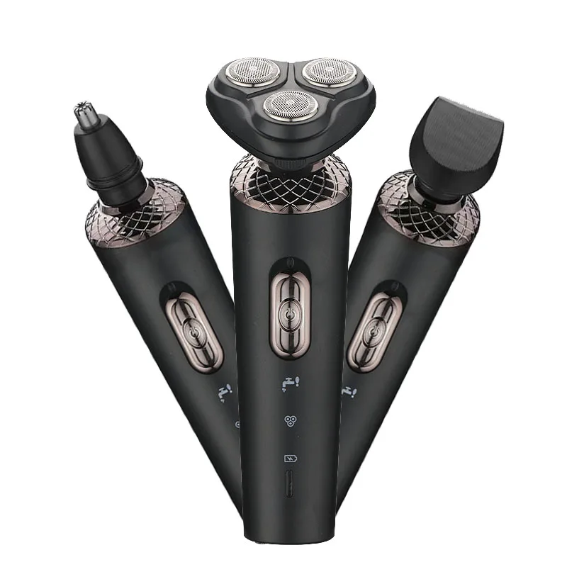 Custom Logo Multi-Function Electric Shaver Usb Beard Knife Portable 3 In 1 Shaver Private Label Razors