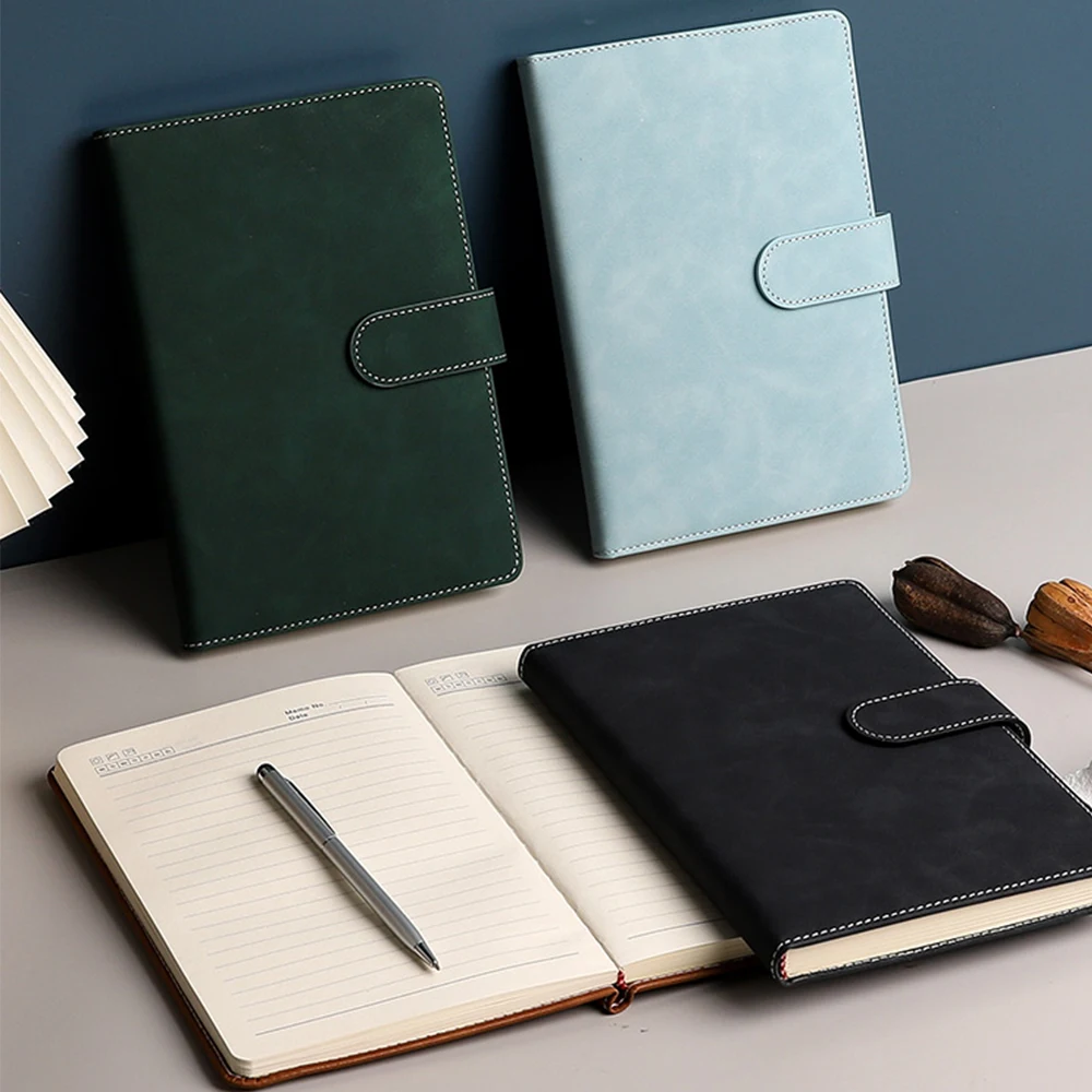 Promotional A5 Notebook with Pen Holder PU Leather Hardcover Journal for School or Office for Personal Use or Corporate Gifts