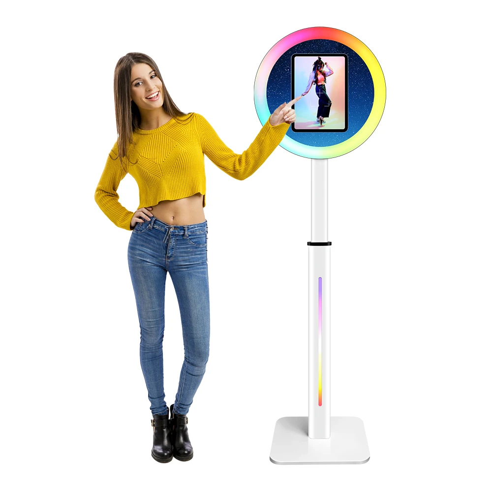 USA Wholesale Wooden Selfie Photo Booth Machine dslr Vintage Photo Booth with Printer With Printer And Camera For Party