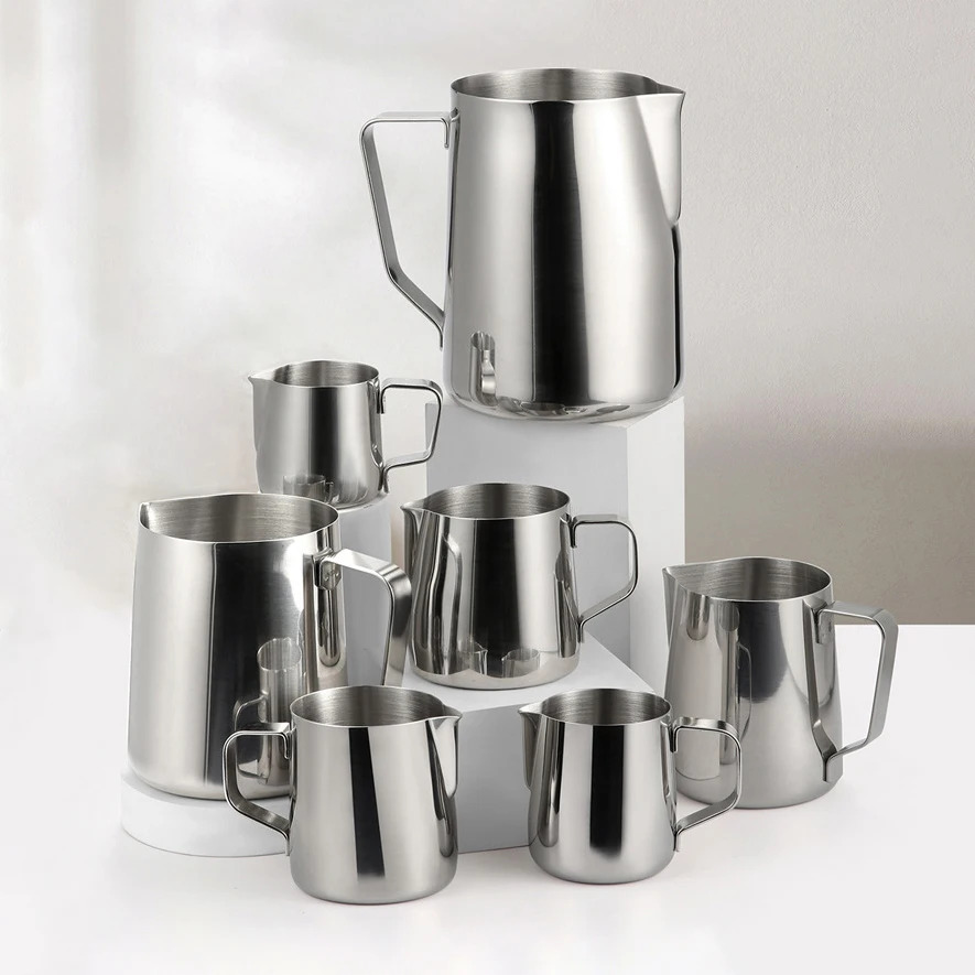 Оптовая продажа, 100-2000 мл, латте, кувшин для молока, 12 унций, 16 унций