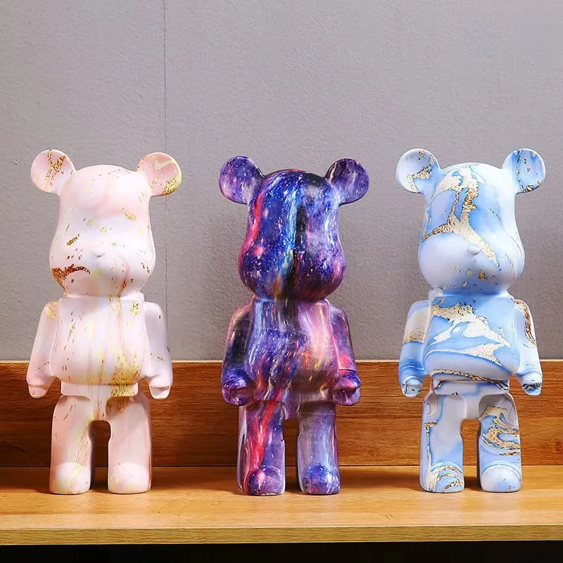 OEM custom white bear models DIY figure toy