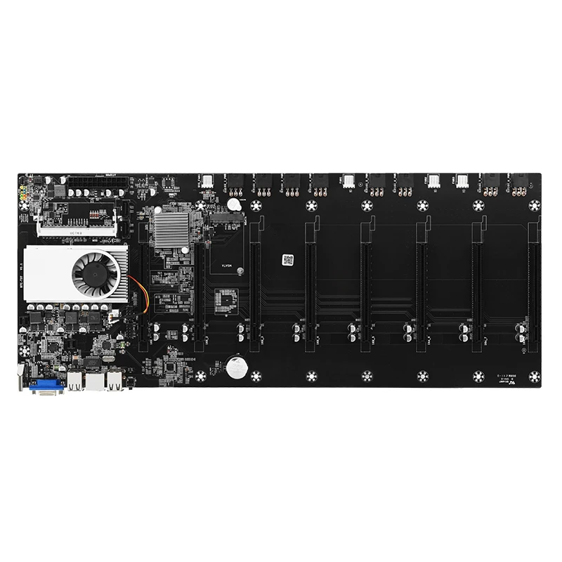 Высокая производительность 8 GPU майнера биткоинов материнская плата 5 0 см слот пространство эфириума для добычи полезных ископаемых BTC-T37