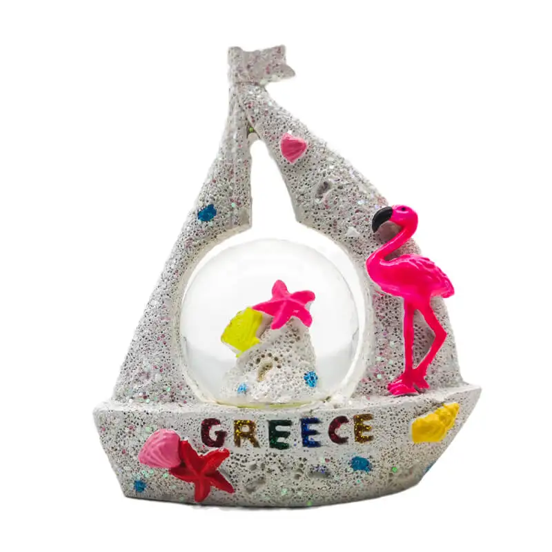 Personalized Resin Snow Globe Stunning Animal Sculptures with Sand Base Perfect Souvenir for Gift Shops & Home Decor