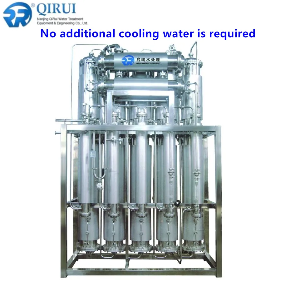 Stainless Steel  Distilled Pure Water Machine 100l/h Applicable To Pharmaceutical, Food, Beverage, Electronics