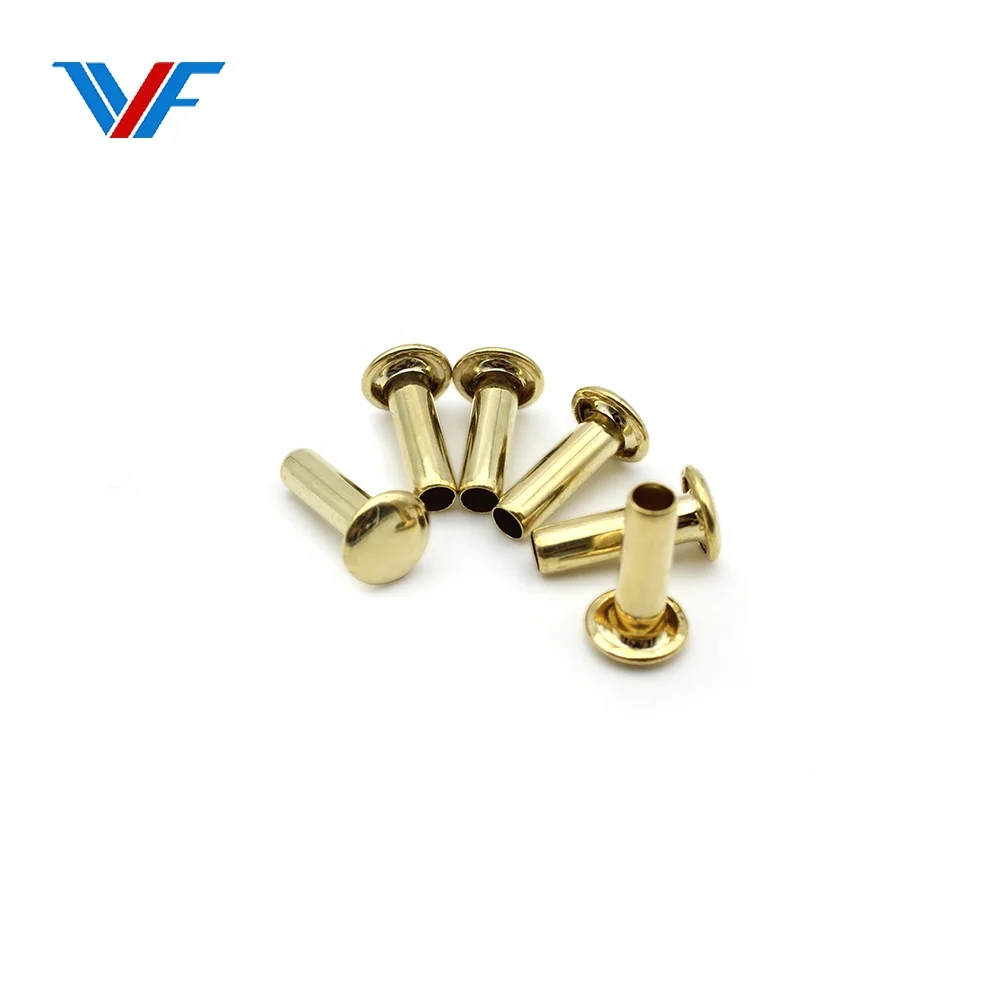 China supplier silver and black paint combined fastener metal rivet round head rivet