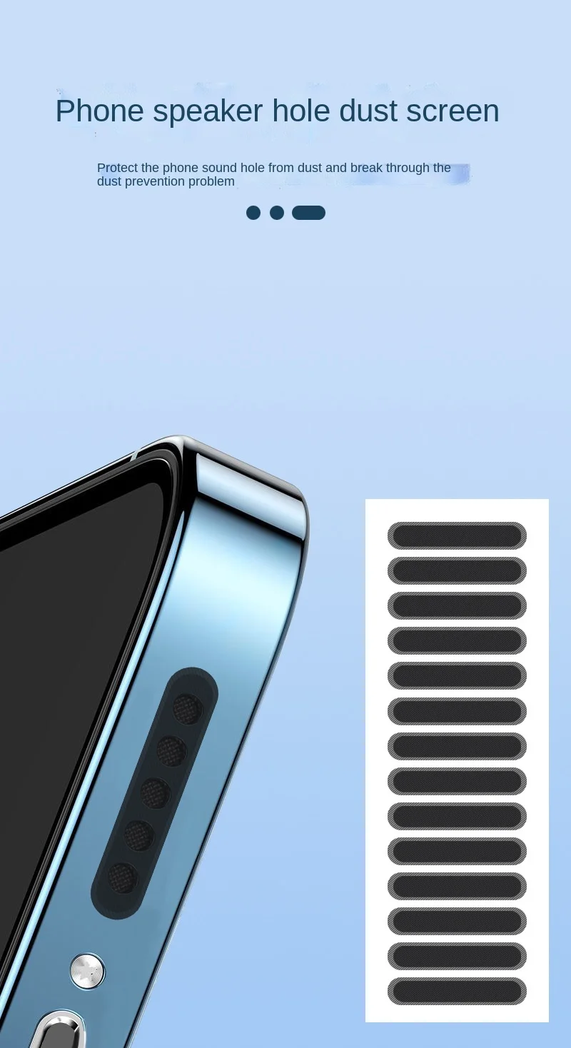 Mobile Phone Dustproof Net Stickers Speaker Mesh Anti Dust Adhesive Sticker for Phone Speaker