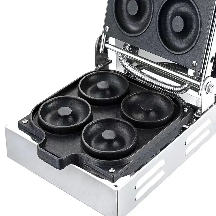Commercial Electric machine donuts professionnel 4 Holes Donut Baking Machine Mini Donut Maker