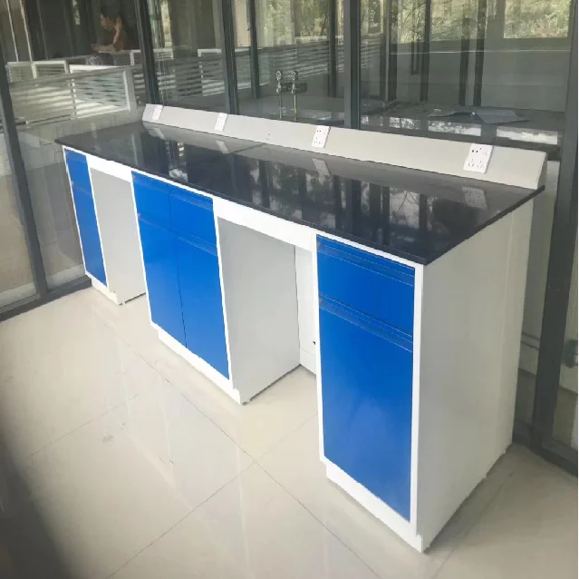 Wholesale School Laboratory Furniture Physical Lab Table with Sink and Drip Racks