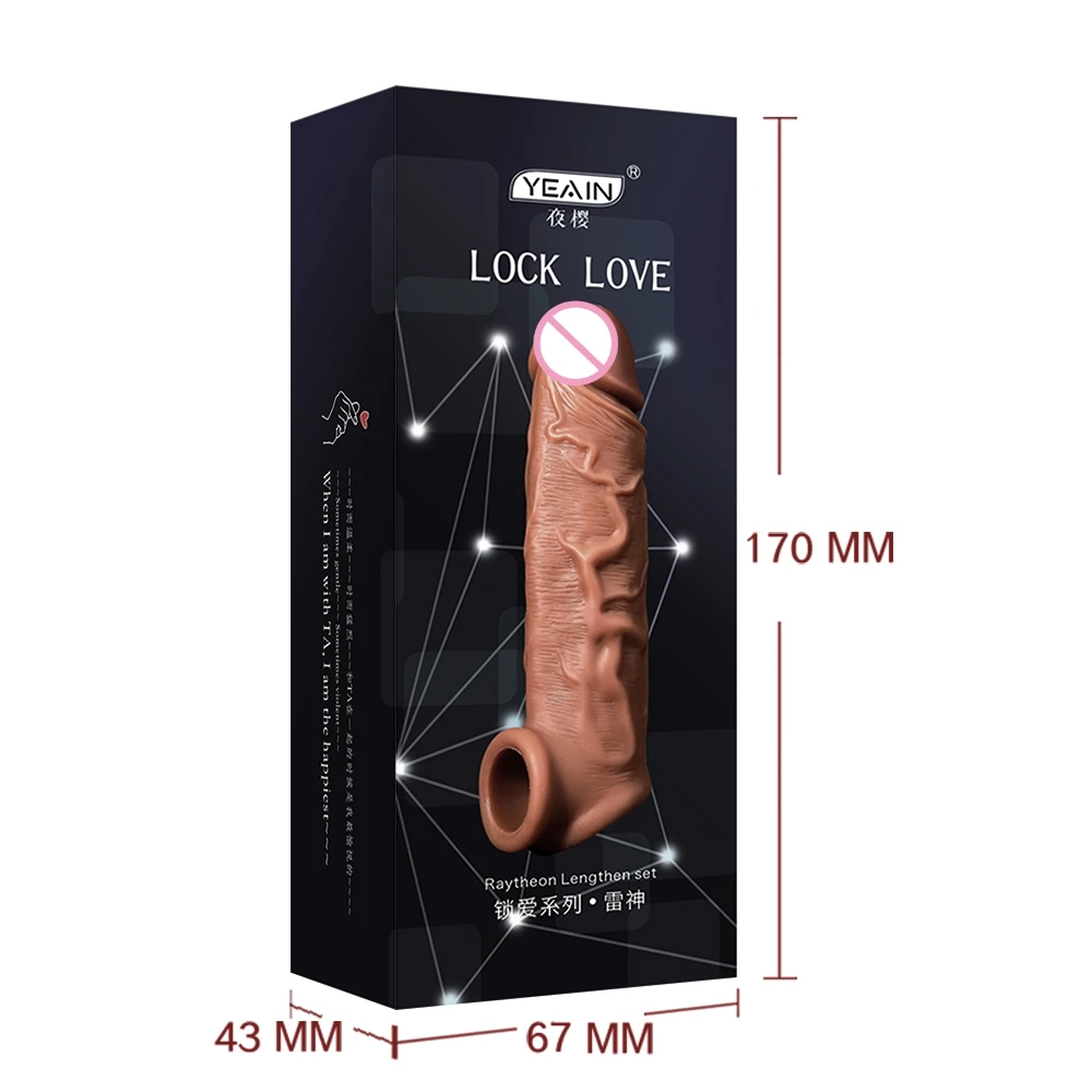 
soft silicone penis cock dildo extension extender sleeves for men 