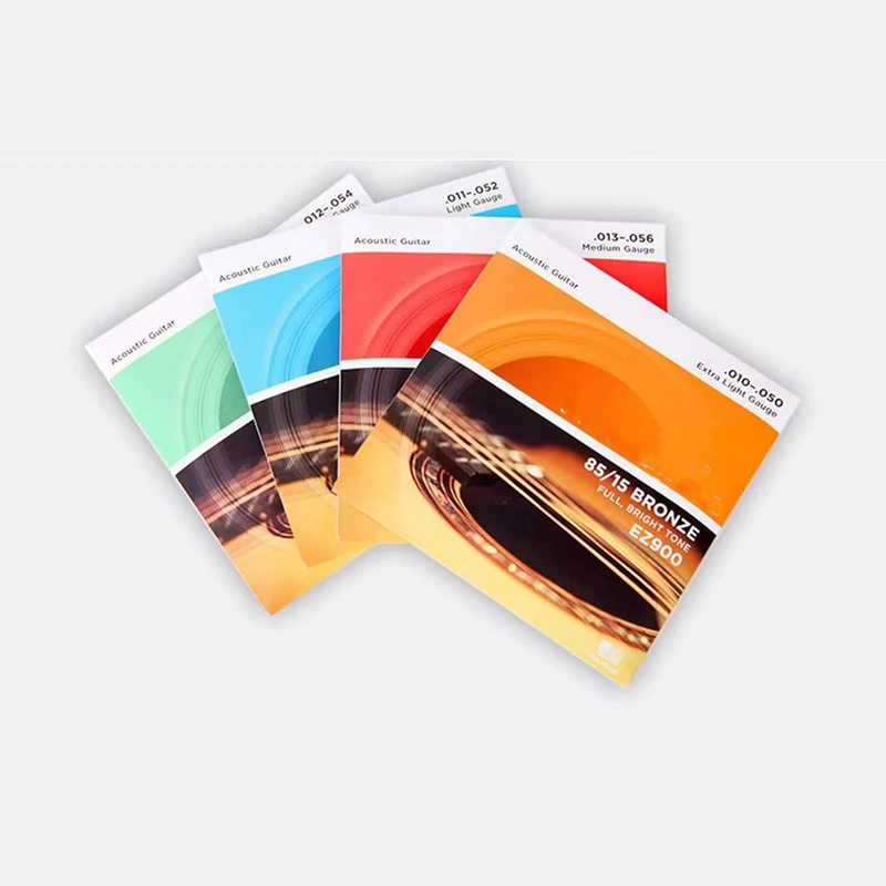 Folk Guitar Strings Spare Brass Universal Wooden Guitar Original 123456 Steel Strings Full Set of Classical Nylon Strings