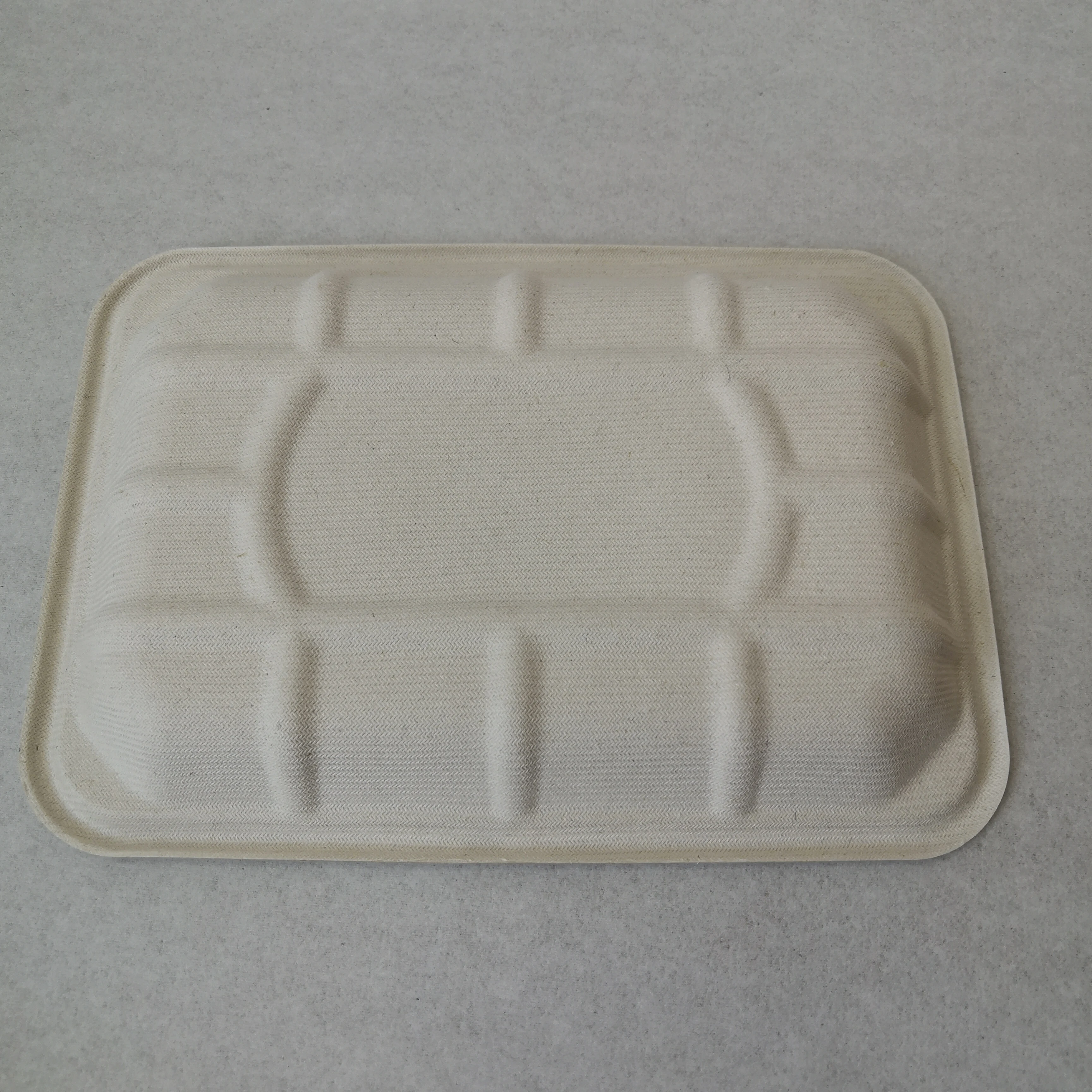 Top Seller Heavy Duty Bagasse Dinnerware Sets Party BBQ Serving Tray Plate Dish Home Hotel Restaurant Wedding Party