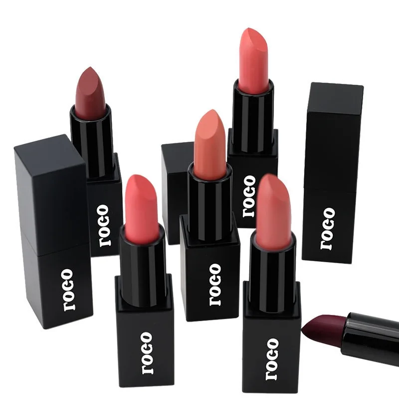 MLM Custom Makeup vegan lipstick feature a luxury and waterproof matte formula designed in the shape of a pepper spray lipstick