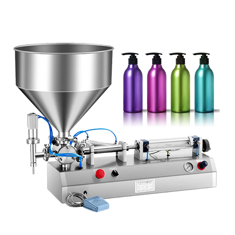 Small business shampoo filling machine liquid semi automatic the body shop oil olive oil filling machine