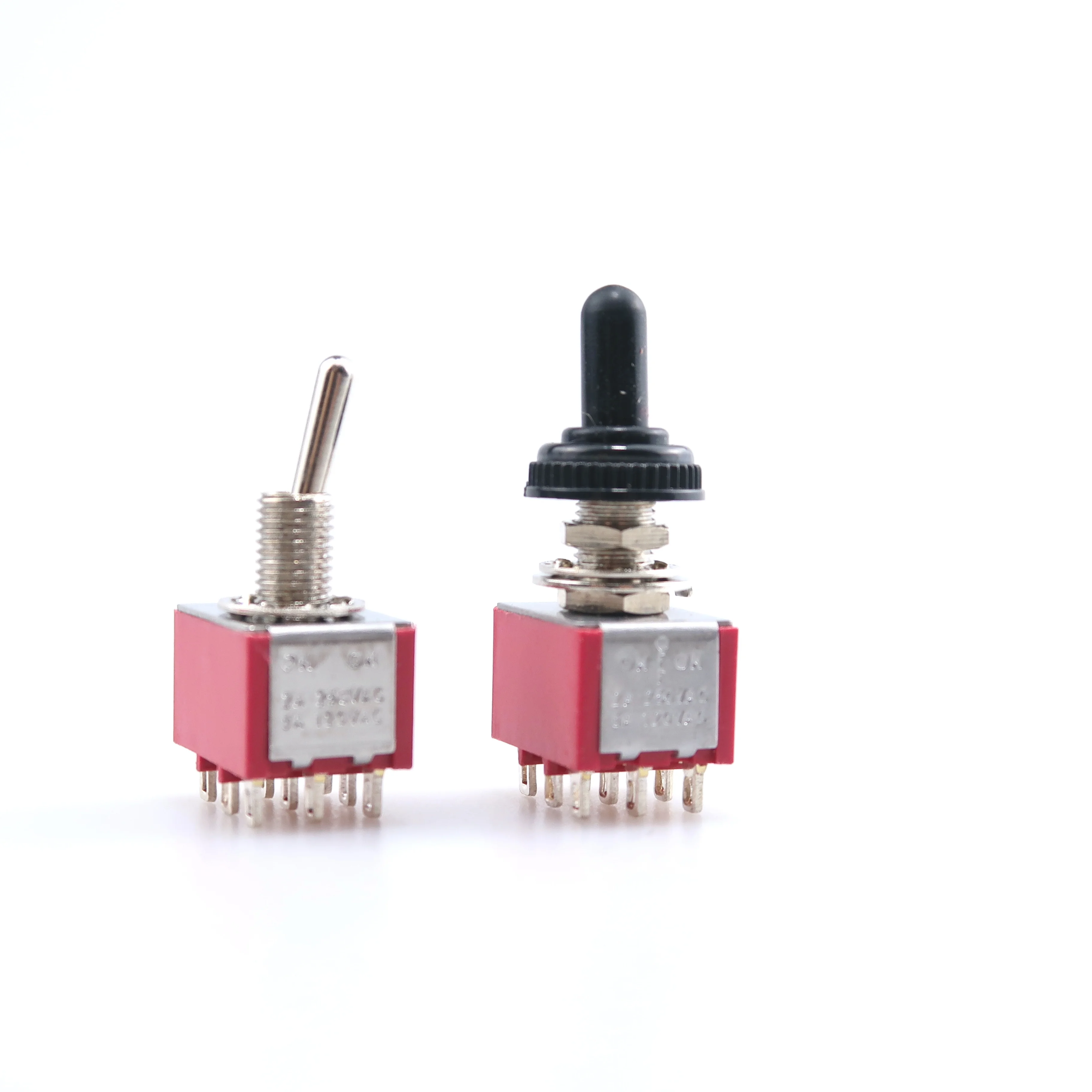 MTS-103 красный PCB SPDT ON OFF при ношении, водонепроницаемая шляпа-качак, переключатель переключения 3pin9pin12pin