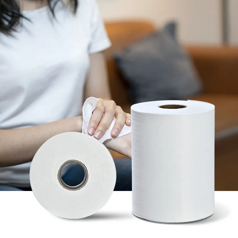 Factory Direct Sale 100% Polyester Spunlace Nonwoven Fabric For Disposable Rags