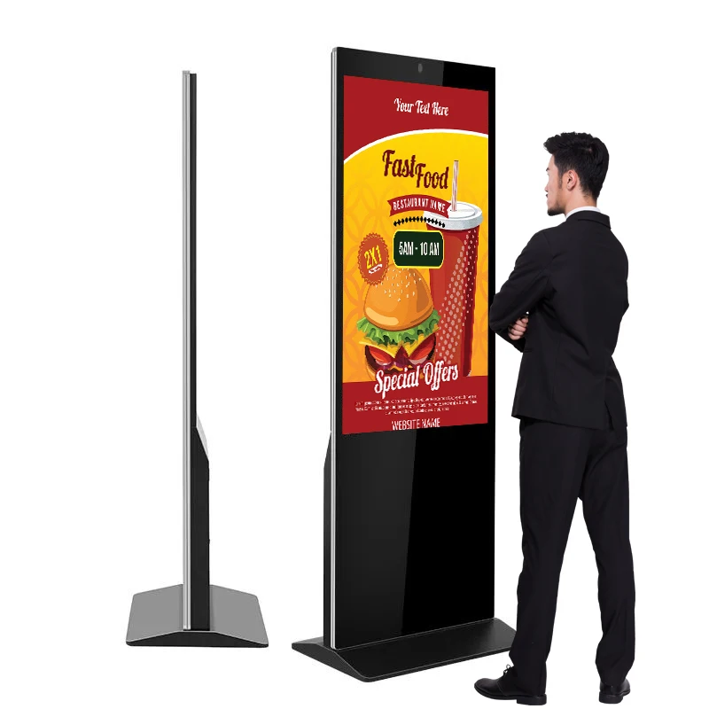 Hot Sell 43/50/55/6/75/855inch Lcd Digital Signage Monitor Poster Advertising Display Stand Kiosk For Shopping Mall