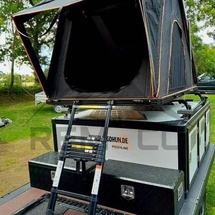 mini 4X4 camper trailer with roof top tent, off road camper trailer for sale
