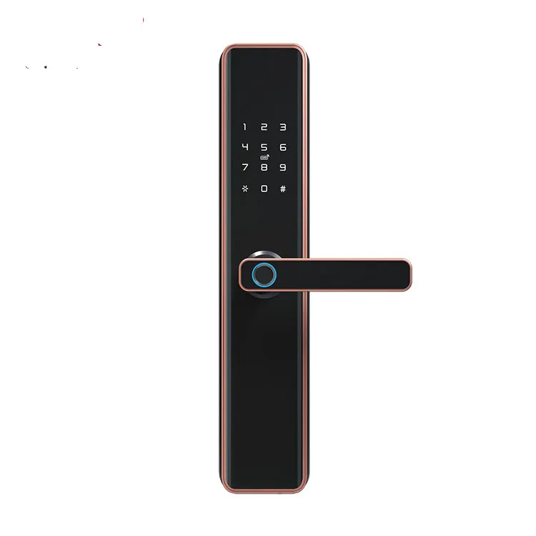 YOUHE M1 Tuya APP Password Key Door Lock Security Fingerprint Card Unlocking Smart Door Lock Home