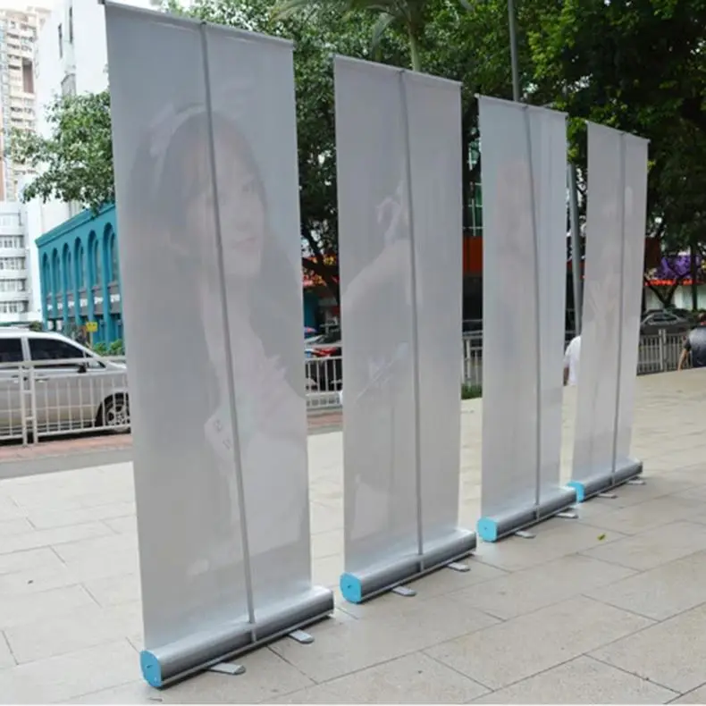 Custom Economical Portable Roll Up Banner Base Rollup Plastic Display Stand