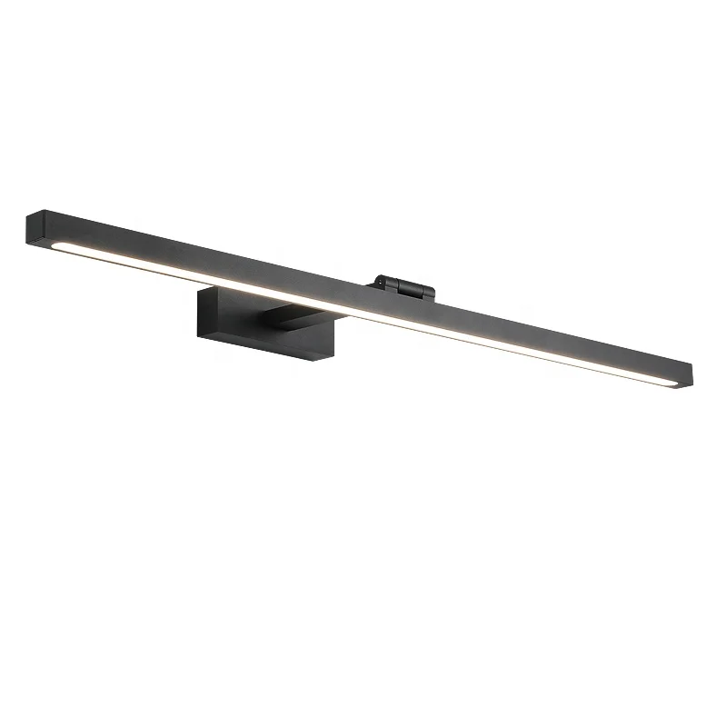 
Black and white all-aluminum lamp body mirror front lamp bathroom IP44 dressing table mirror lamp 