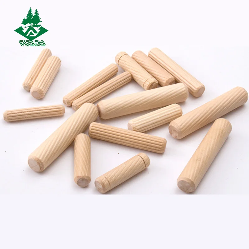 8/12mm Threaded Wood Dowel in China Wooden Dowels Sample Free