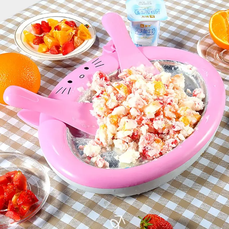 Yogurt Frying Machine Cartoon Home Mini Ice Cream Machine //