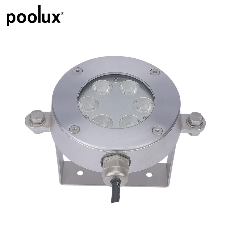 2022 Poolux IP68 DMX controller water feature lights Underwater pool fountains LED lights