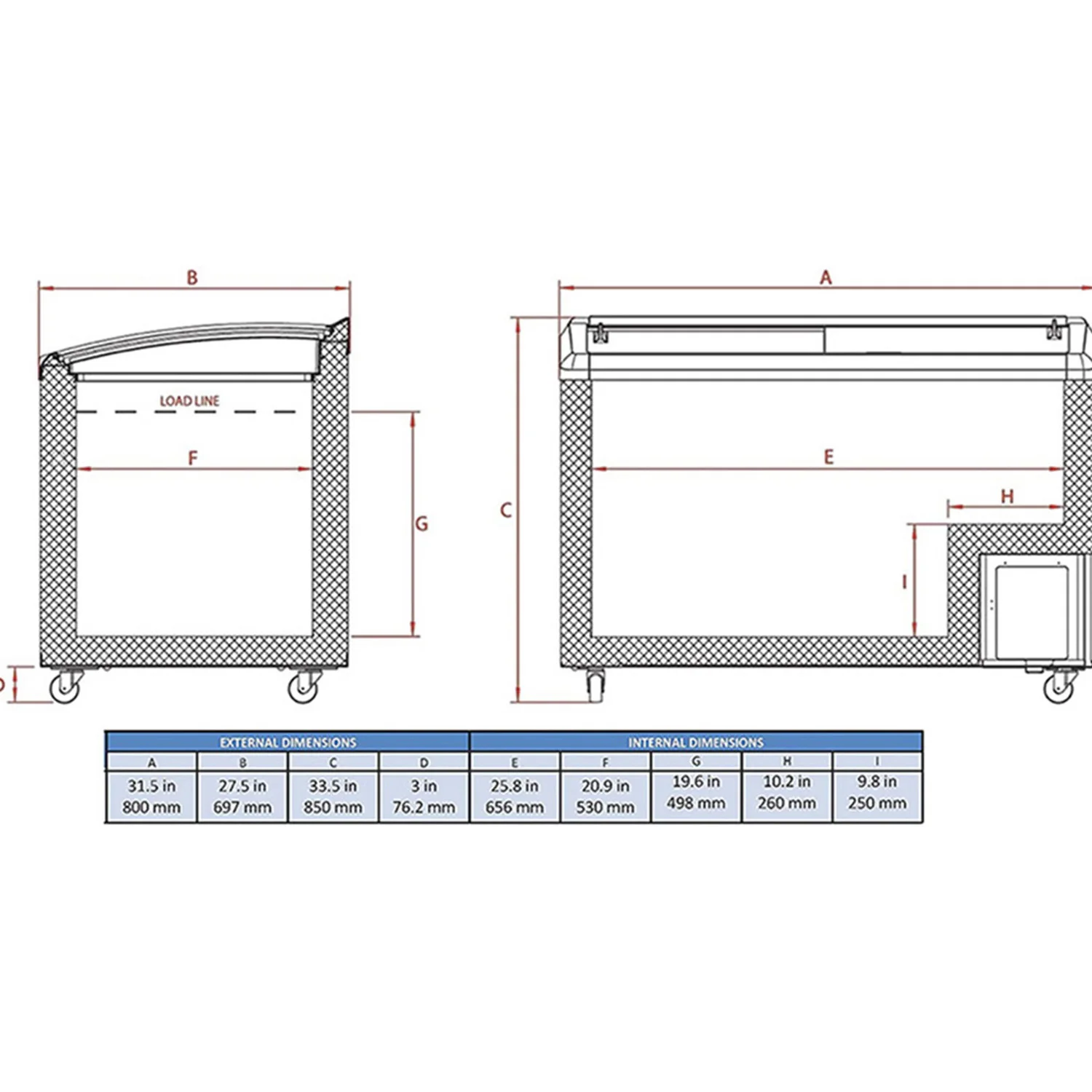 Factory Direct Sales Refrigerators Showcases Supermarket Display Glass Door Freezers Refrigeration Equipment