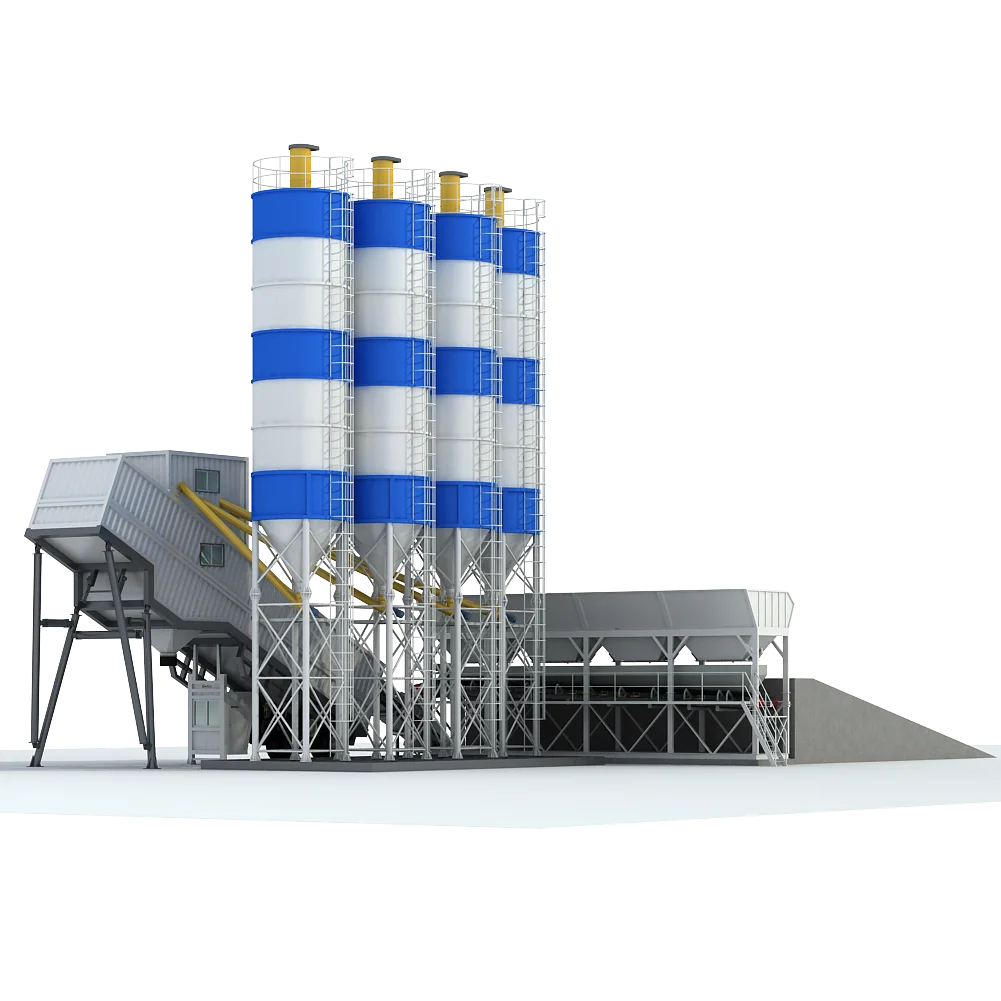 Factory Price YHZS150 Mixer Plant Ready-Mixed Harga Elba Mini Mix Small Concrete Batching Plant For Sale