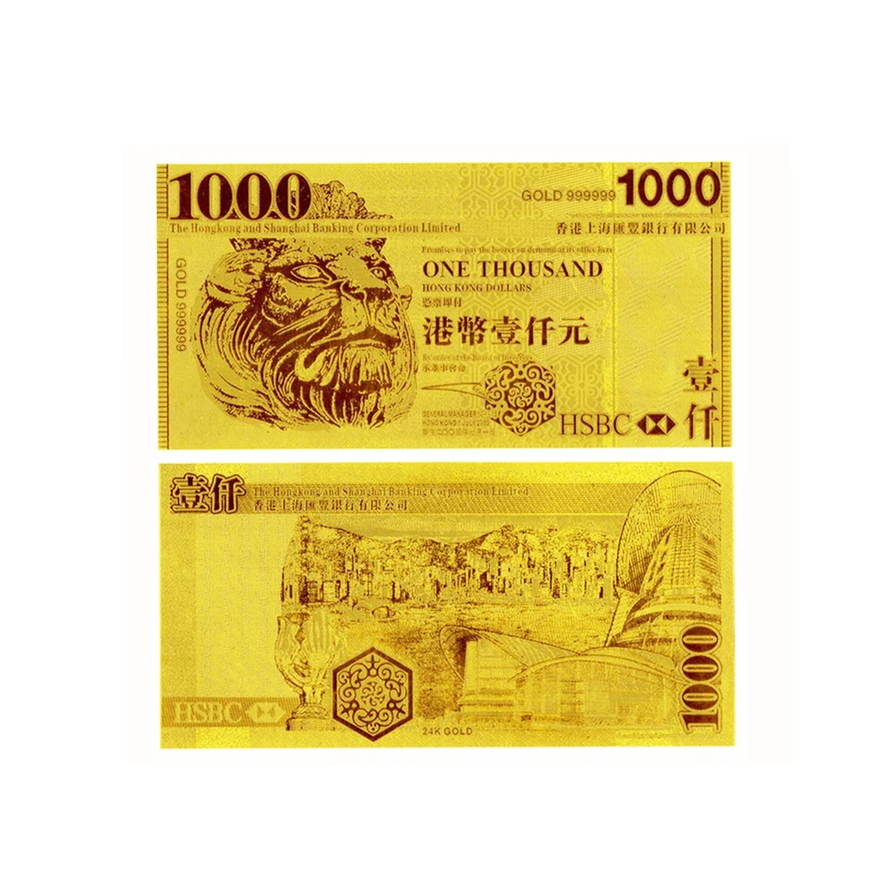 WR Japan 5000 Yen 999.9 24 Karat Gold Banknote Inazo Nitobe Gold Banknote