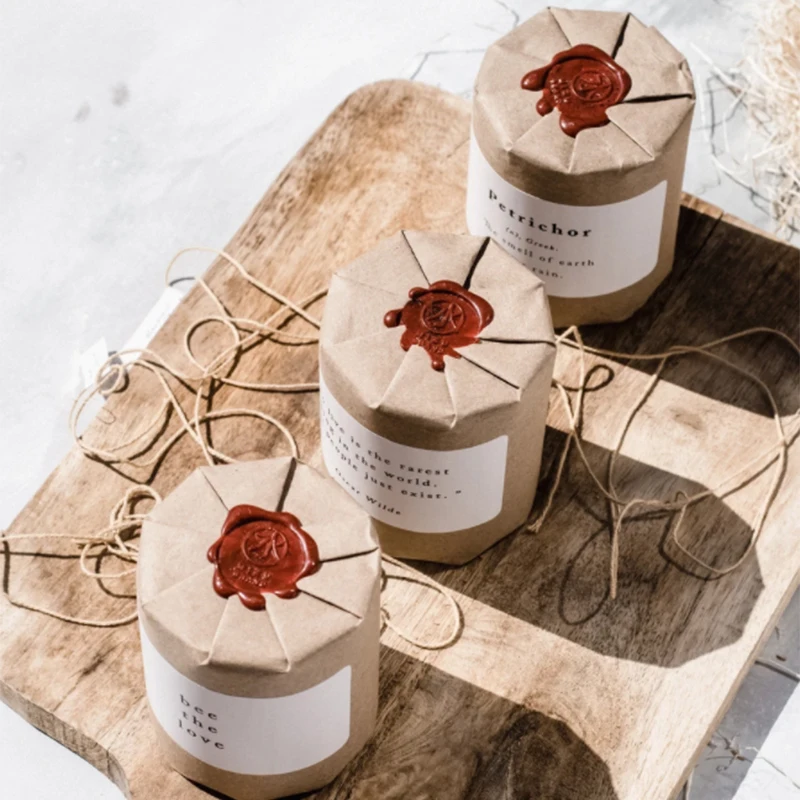 Natural Soy Wax Coconut Wax Scented Glass Jar Candles Christmas presents Christmas candles