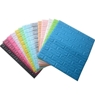 Youngbo Brick Grain Wallpapers 3d Waterproof Peel and Stick Wallpaper PE/XPE Foam 3d Wallpaper Home Decoration