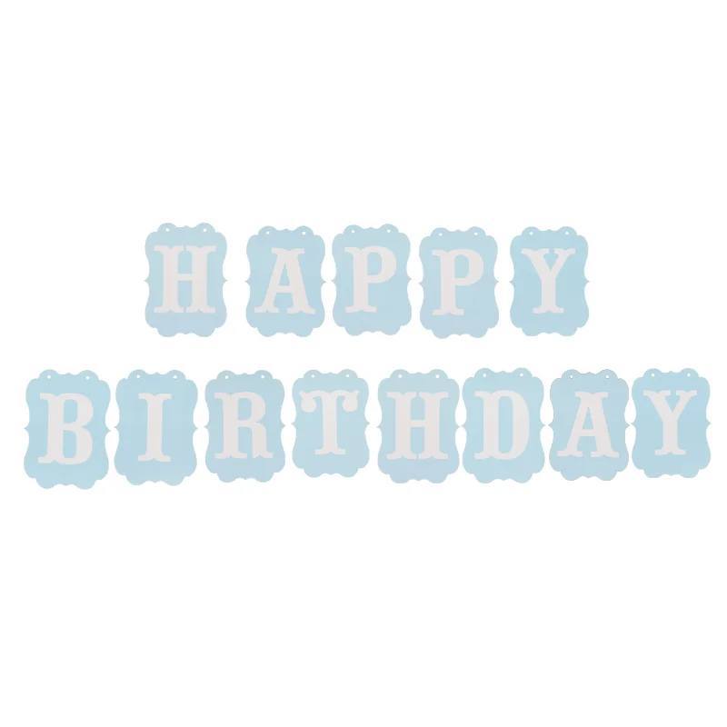 Баннер на день рождения 17*12 см, украшение для детского дня рождения, воздушные шары, принадлежности для празднования вечеринки, украшения