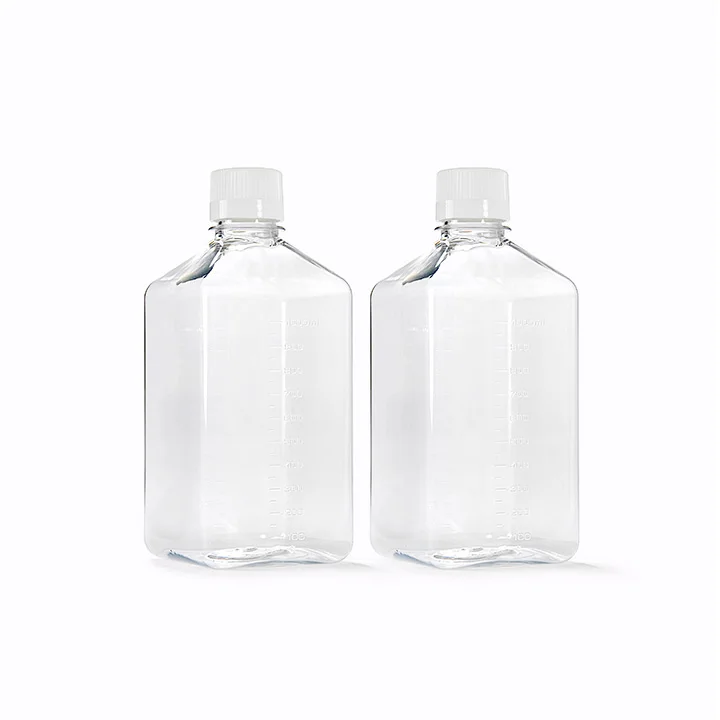1000ml plastic bottle square PET bottle laboratory consumables