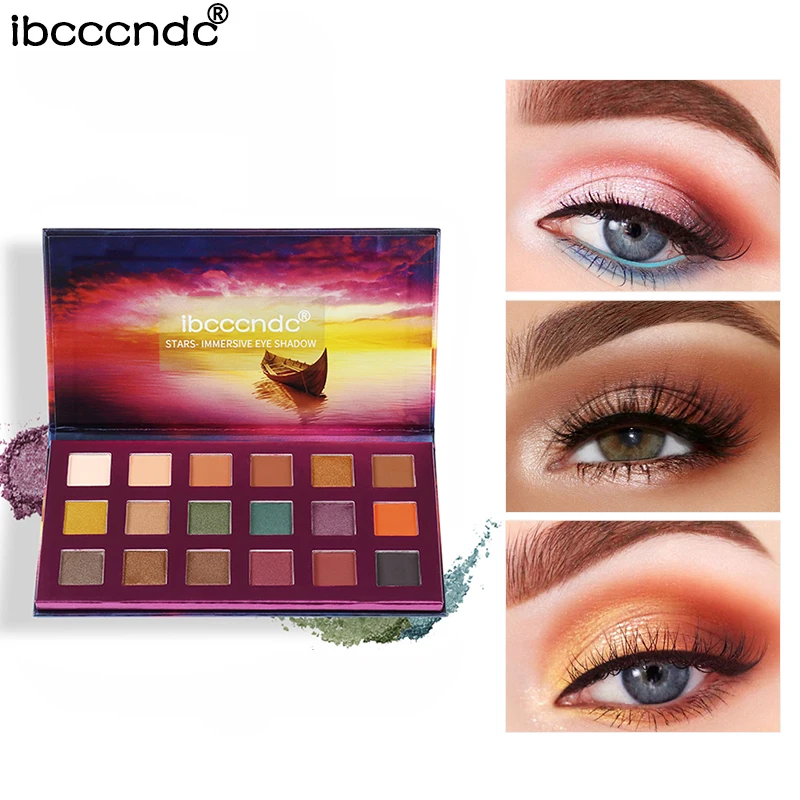 High Pigmented Cosmetics vegan and cruelty free eye shadow Glitter private label Custom Makeup Eyeshadow Palette