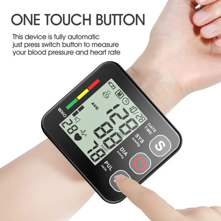 Manufacturer Factory Price Sphygmomanometer Intelligent Electronic Wrist Digital Arm Blood Pressure Automatic Bp Monitor Machine