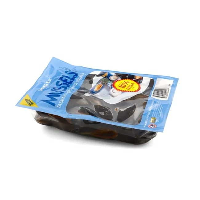 Fully automatic thermoforming vacuum packing machine for food meat sausage seafood fish