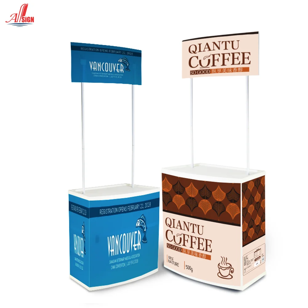 Factory Direct Price Pvc Sales Promotion Counter Table Display For Event And Party