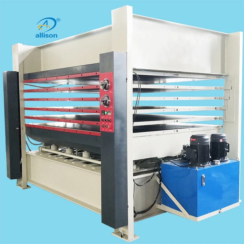Woodworking machine Hot Press Machine  For Isostatic Hpl Particle Board Dryer For Core Veneer Mdf Production Line Veneer Press
