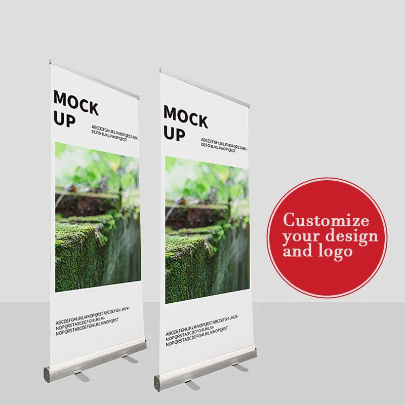 High Quality Exhibit Display cheap sale custom single sided roll up banner advertising aluminum retractable roll up banner stand