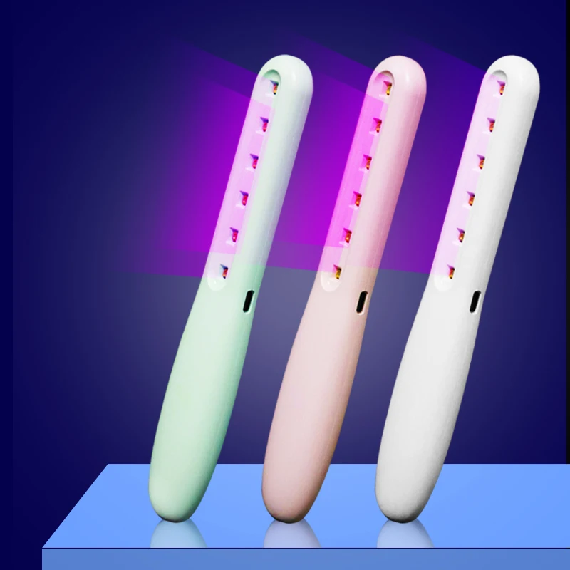 High Sterilization Efficiency Portable Handheld UV-C Wand UV Sterilizer light 2020 Dropshipping Fast shipment UVC Stick