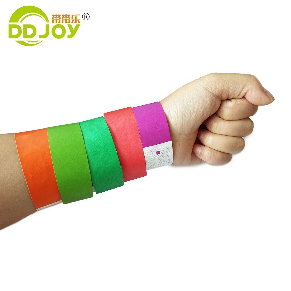 Popular Promotional China Supply Tyvek Paper Wrist Band For Events, Best Selling Products Bracelet / Wristbands Park